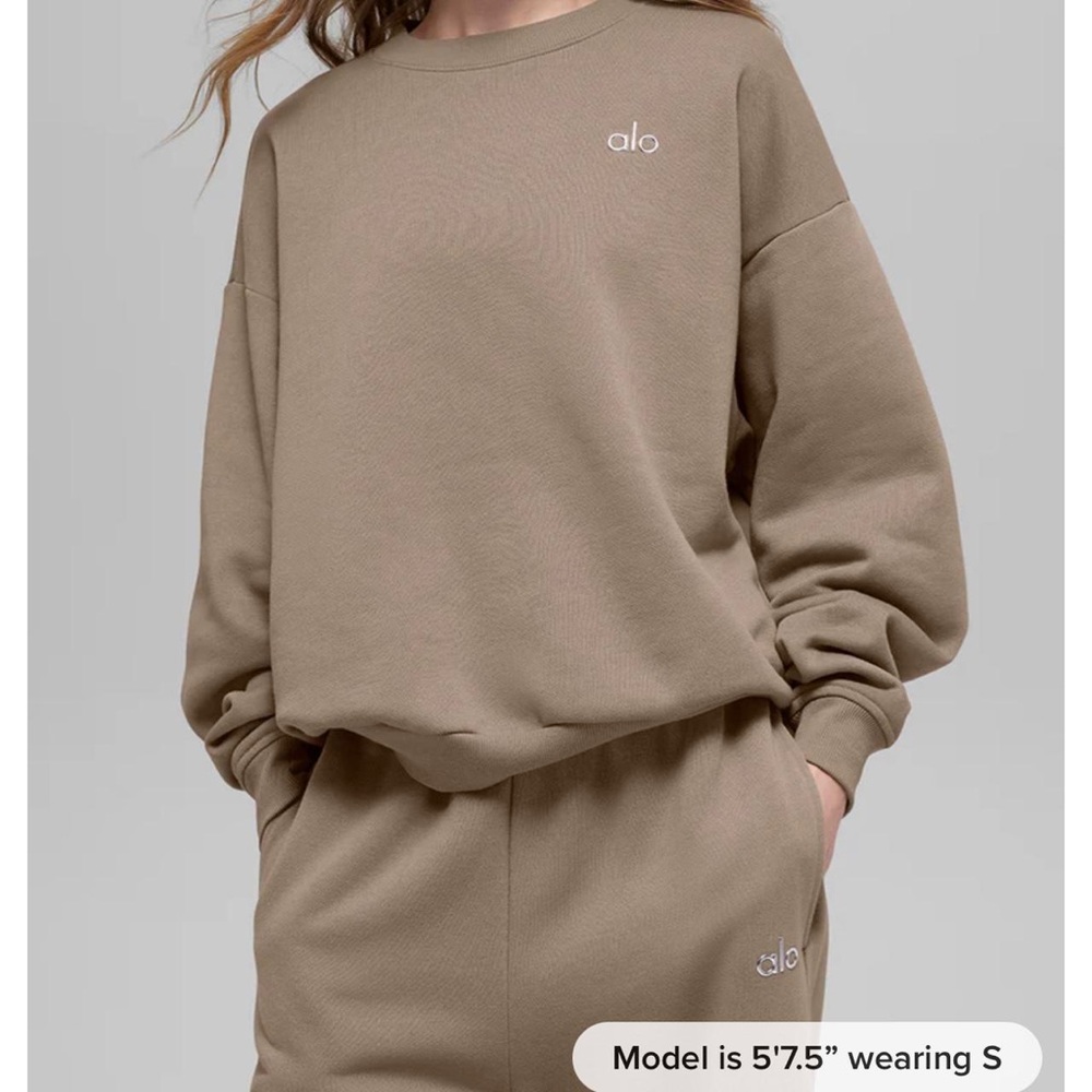 ALO Yoga Tan Sweatshirt